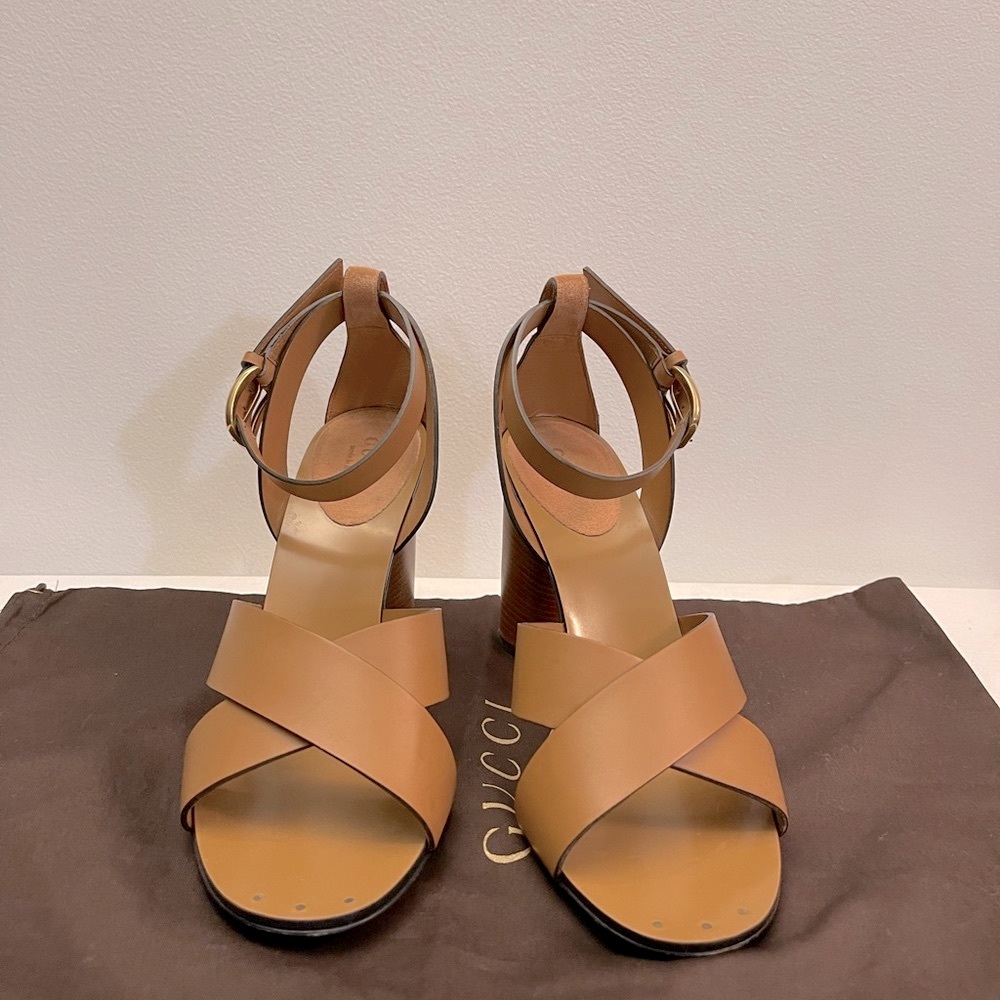 Gucci Candy ankle strap sandal 38.5 - Picture 3 of 12